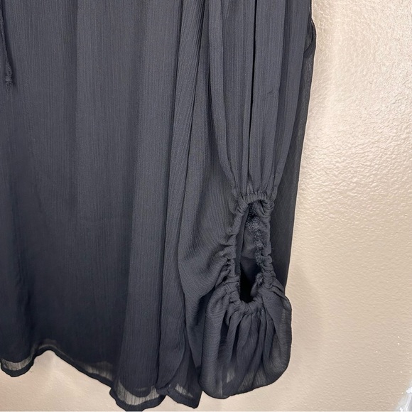 Hayden Black Sheer Lace Blouse Size M/L - Picture 3 of 5